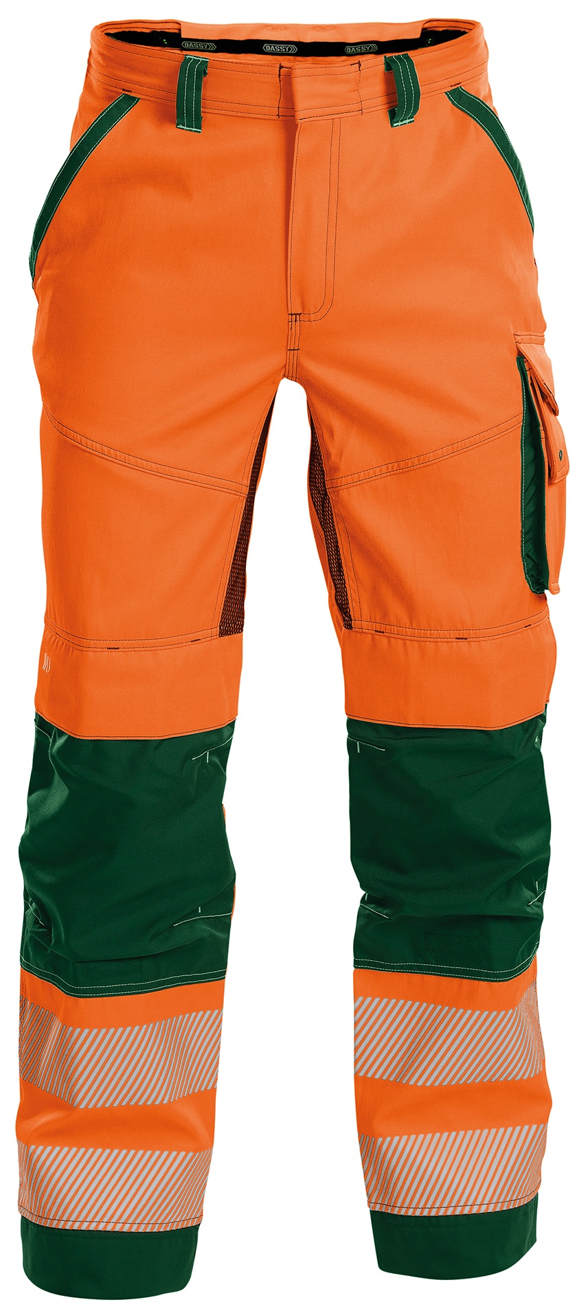 Sommer Warnschutzhose mit Kniepolstertaschen 200984