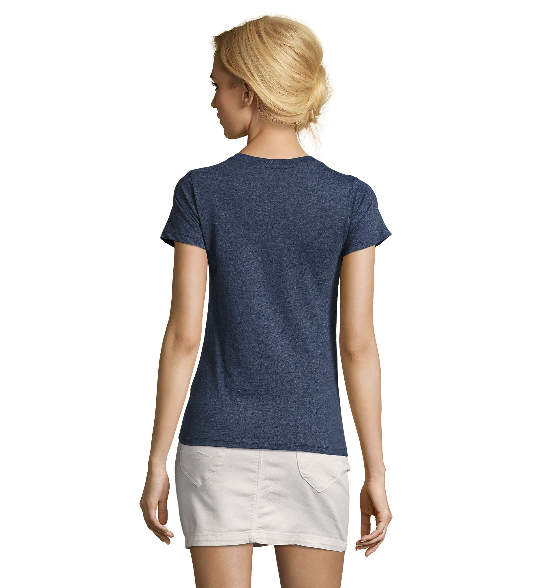 Women´s Round Neck Fitted T-Shirt Imperial L02080