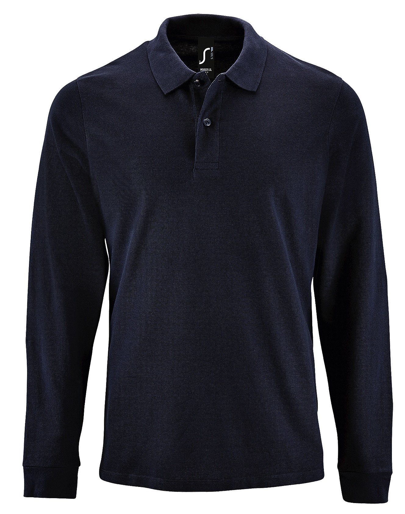 Men´s Long-Sleeve Piqué Polo Shirt Perfect L02087