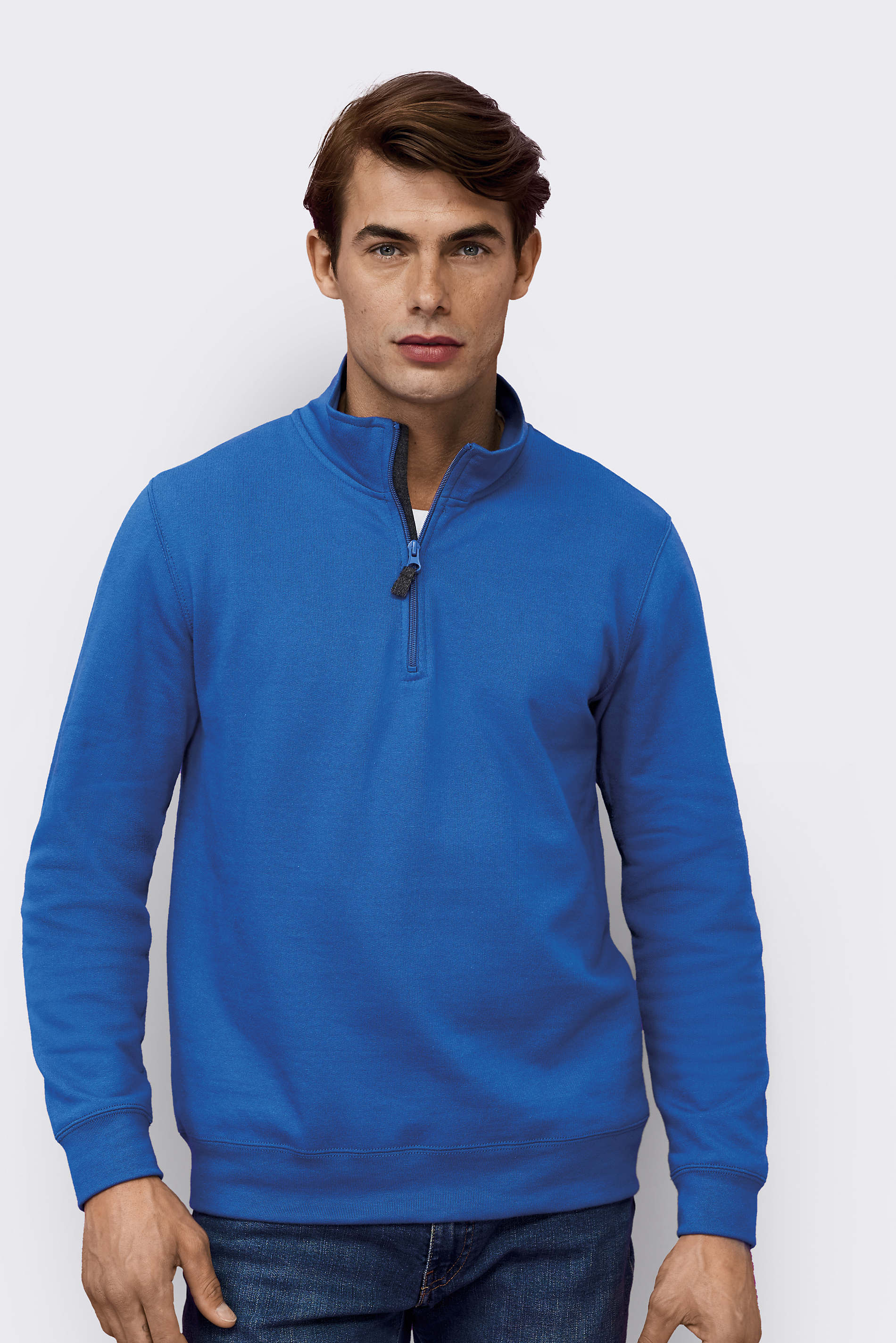 Men´s Zip High Collar Sweatshirt Stan L02088