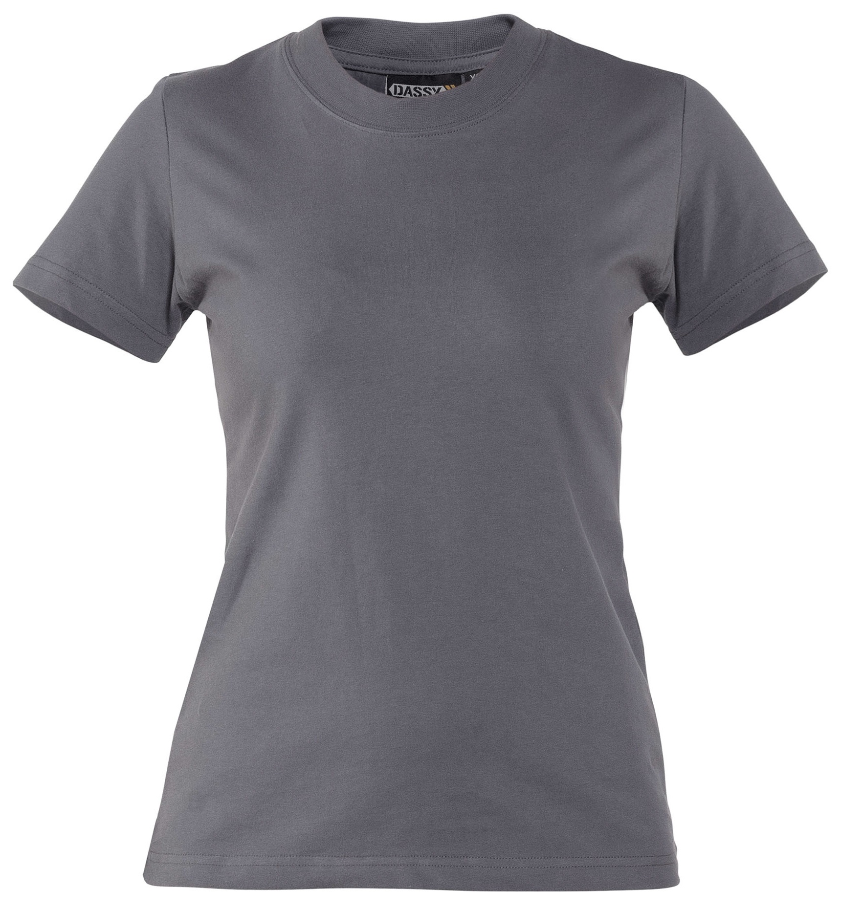 Rundhals-T-Shirt mit Firmenlogo für Damen