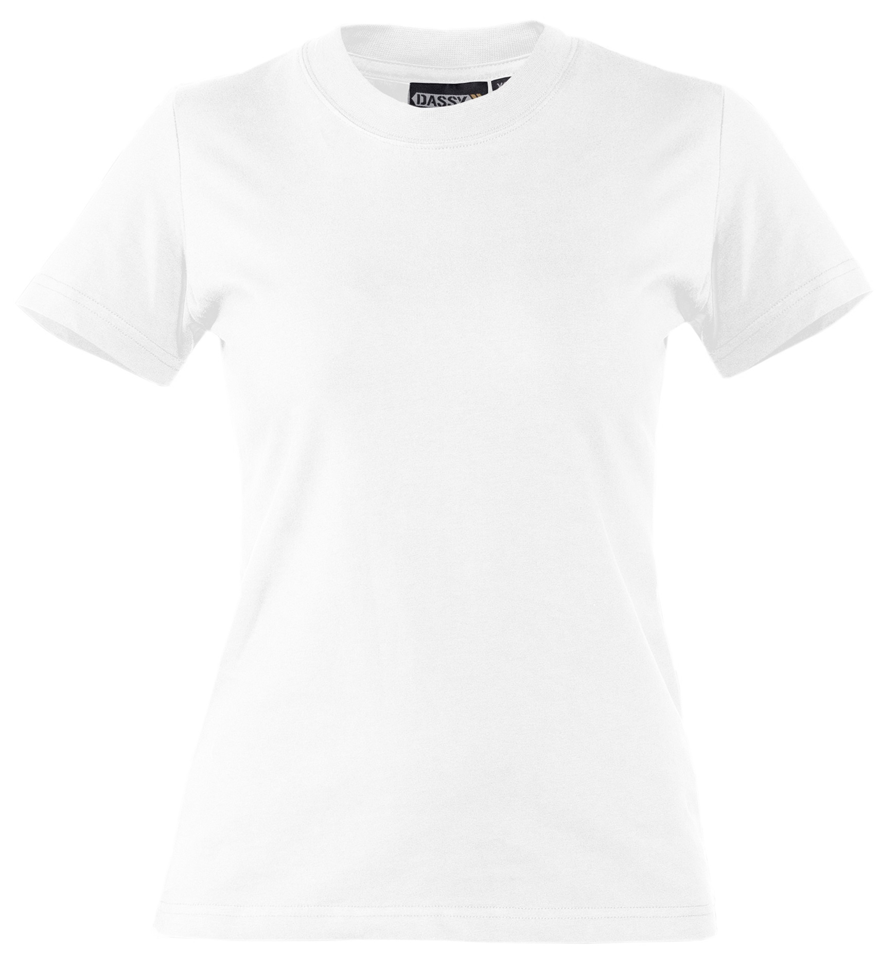 Rundhals-T-Shirt mit Firmenlogo für Damen