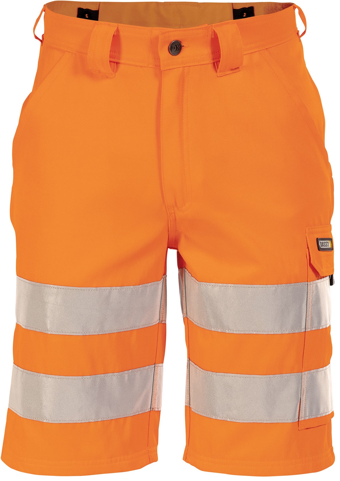 Gelbe DASSY Idaho Warnschutz-Shorts