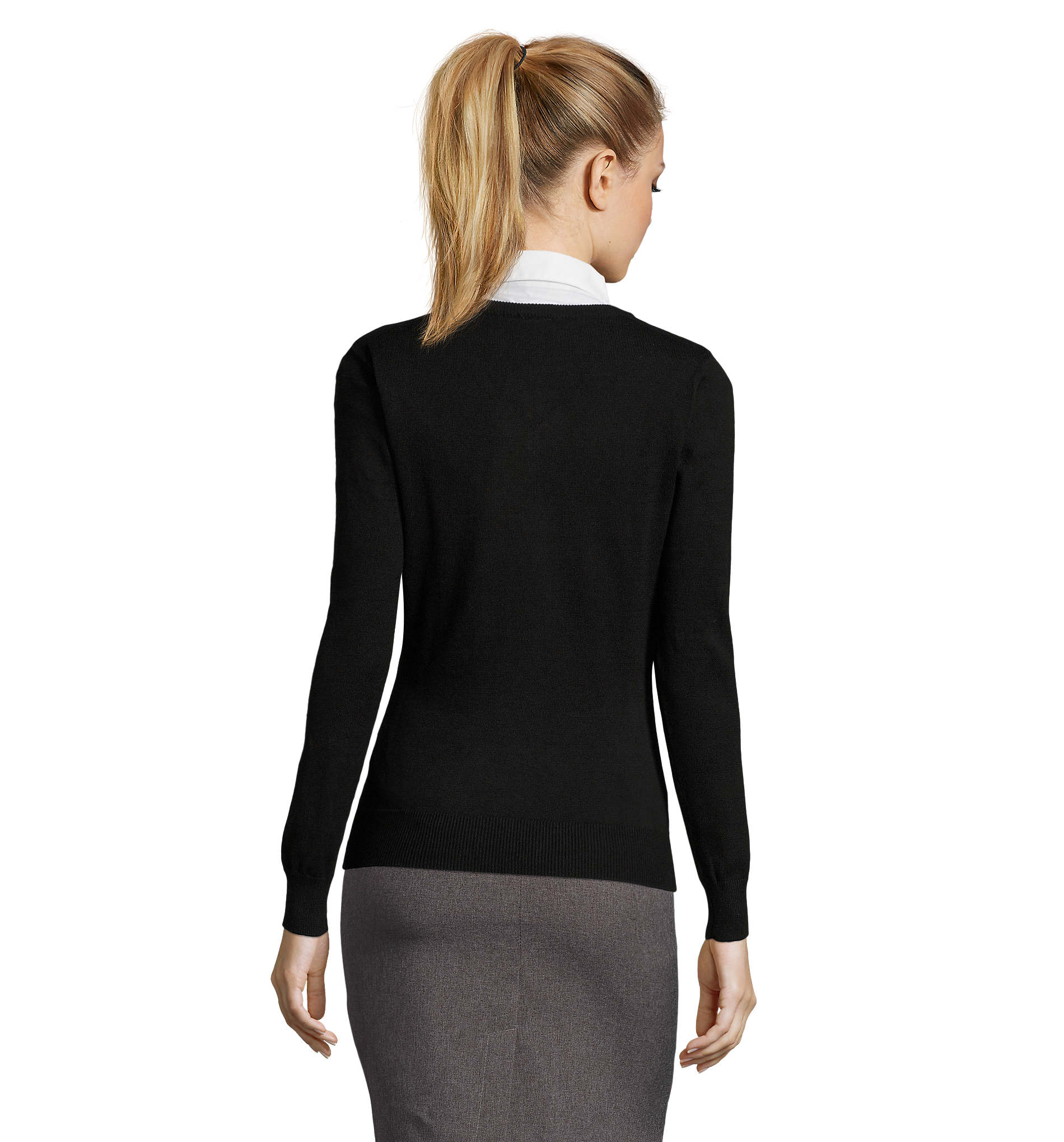 Women´s V-Neck Sweater Galaxy L411