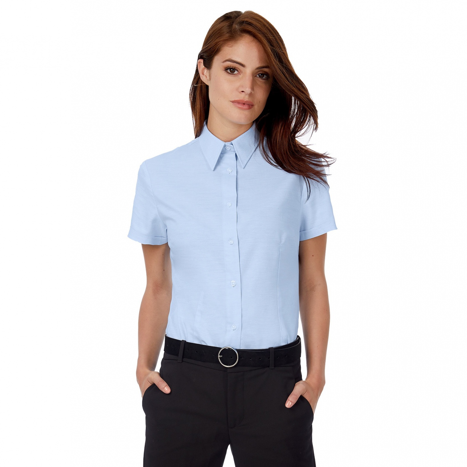 Women´s Oxford Shirt Short Sleeve BCSWO04