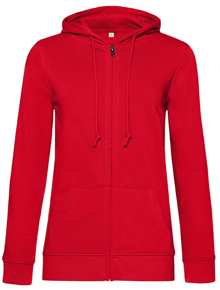 Women´s Organic Zipped Hood Jacket BCWW36B